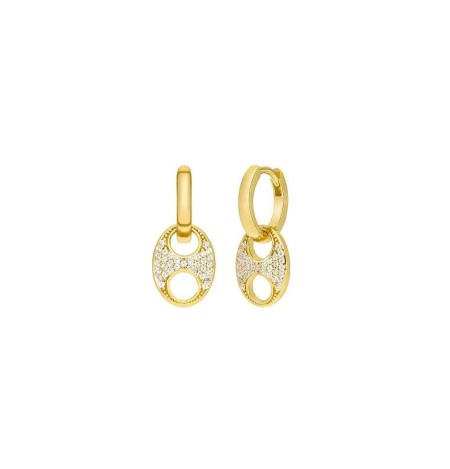 Pendientes Marea Zoe D02201/AR Plata Ley  Bañada en Oro | Relojería Joyería Pardines