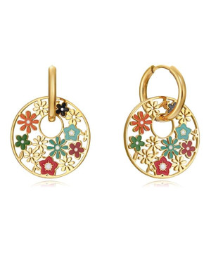 Pendientes Viceroy de acero esmalte Colores