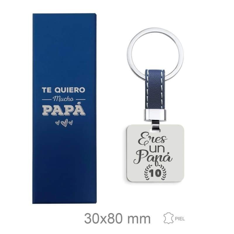 Llavero para el Padre Acero y Piel Azul