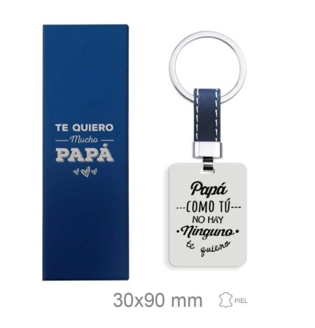 Llavero para el Padre Acero y Piel Azul