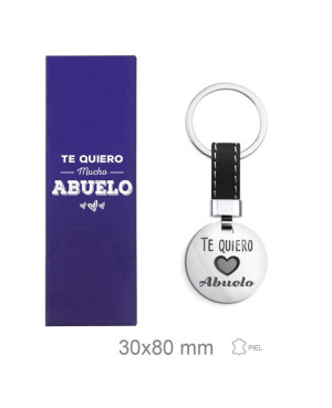 Llavero para el Abuelo Acero y Piel Negra