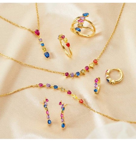 Pendientes Marea Aura D02501/AH Plata Ley