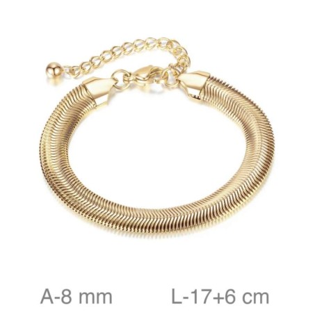 Pulsera Acero Dorado