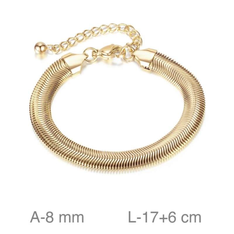 Pulsera Acero Dorado