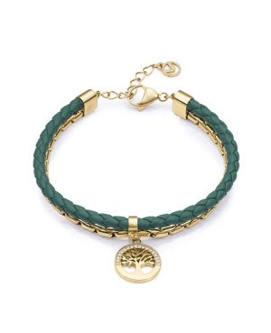 Pulsera Viceroy Acero y Piel 15143P09016