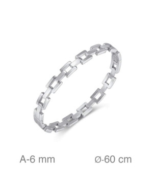 Brazalete de Acero con Eslabones