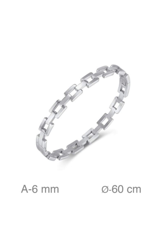 Brazalete de Acero con Eslabones