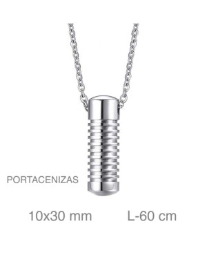 Cadena con Porta Cenizas en Acero