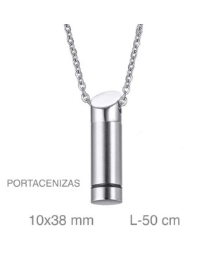 Cadena con Porta Cenizas en Acero